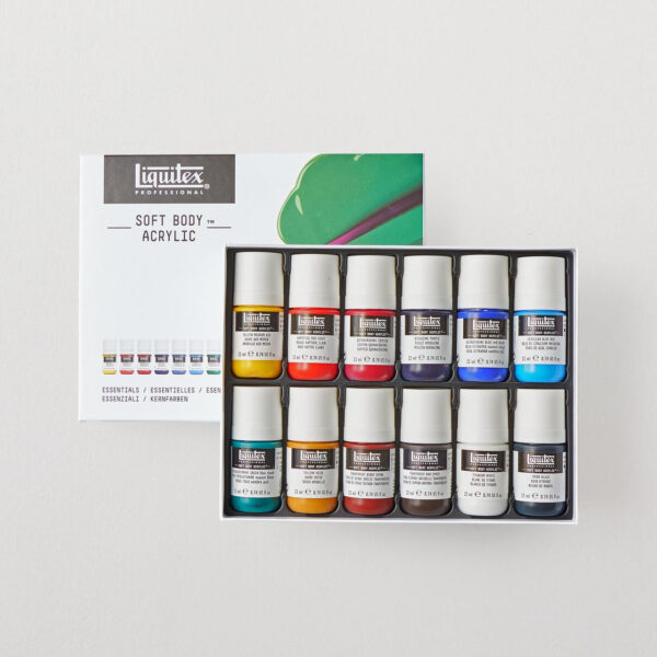 Liquitex Professional Soft Body Acrylic Set of 12 (22ml)